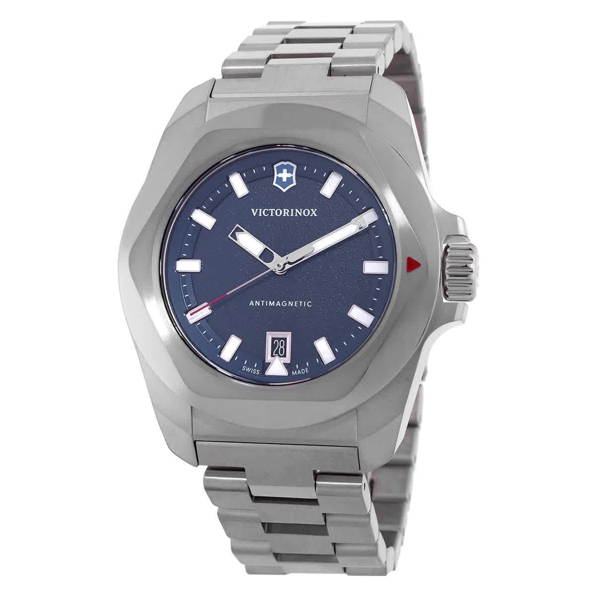 Victorinox INOX Quartz Blue Dial Mens Watch 242031 525$
