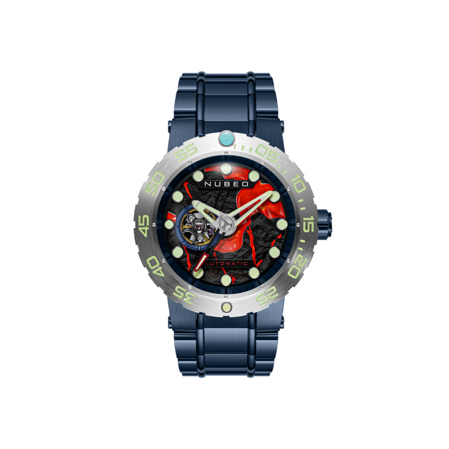 Nubeo Opportunity Black Dial Mens Watch NB-6086-22