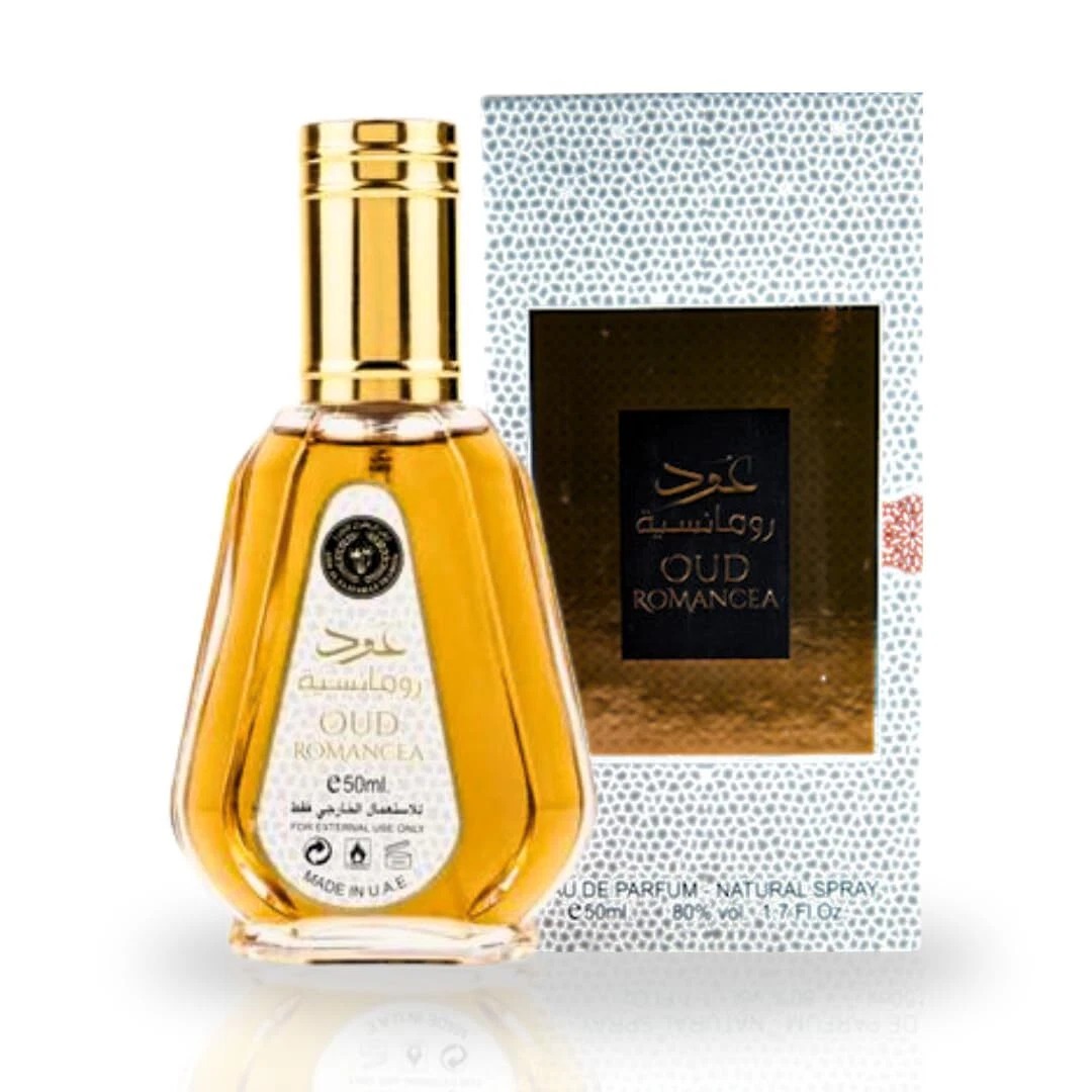 Ard Al Zaafaran Ladies Oud Romancea EDP Spray 1.7 oz Fragrances 6423080615423