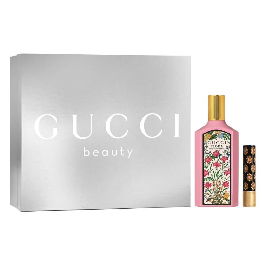 Gucci Ladies Gucci Flora Gorgeous Gardenia Gift Set Fragrances 3616305448019