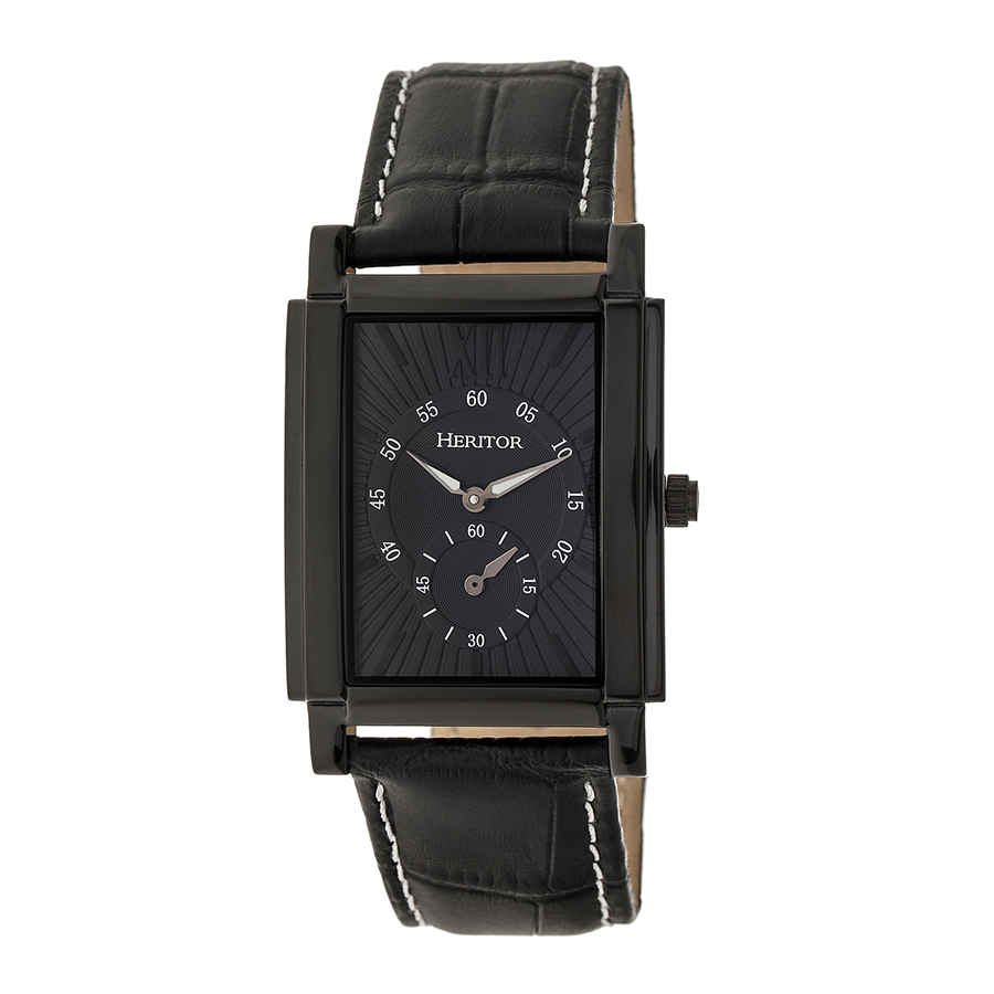 Heritor Frederick Automatic Black Dial Mens Watch HR6106 570$