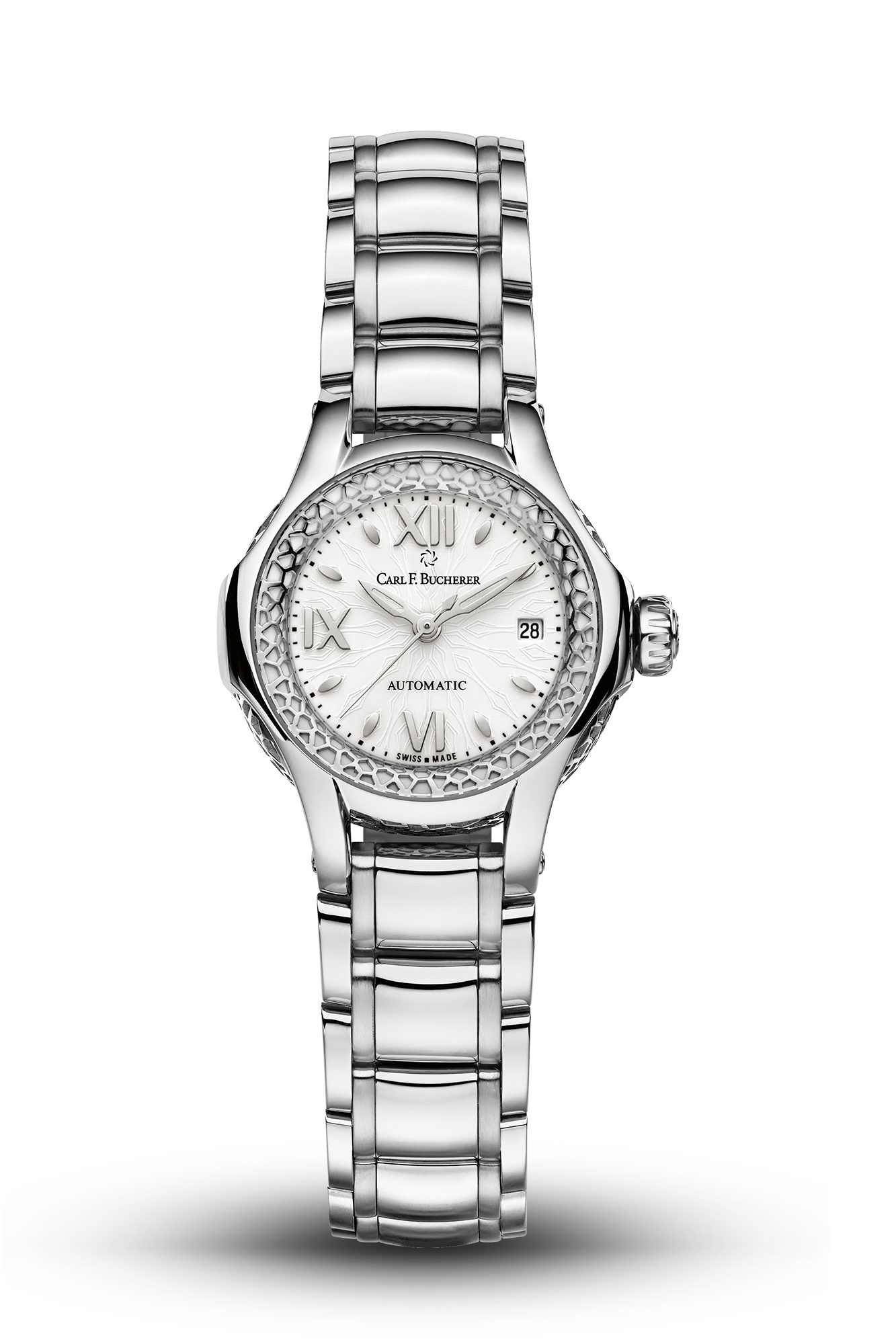 Carl F Bucherer Pathos Queen Automatic White Dial Ladies Watch 0010550082521 1425$