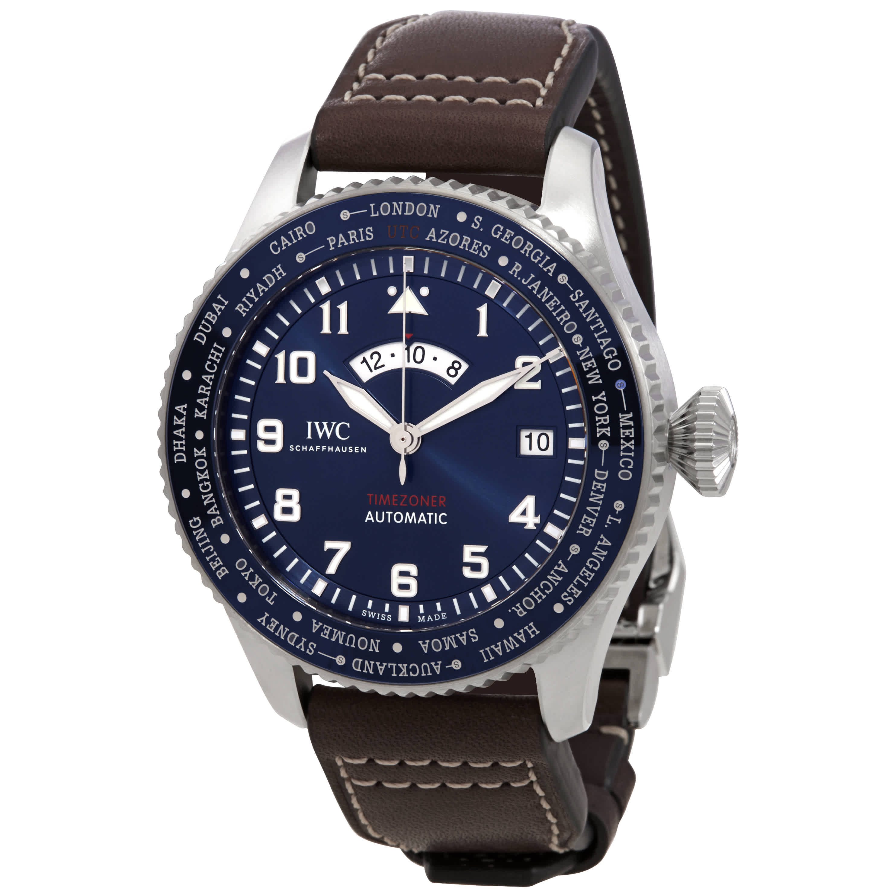 IWC Pilots Timezoner Edition Le Petit Prince Automatic Blue Dial Mens Watch IW395503 11555$