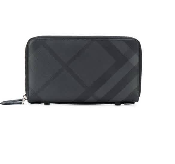 burberry london check travel wallet