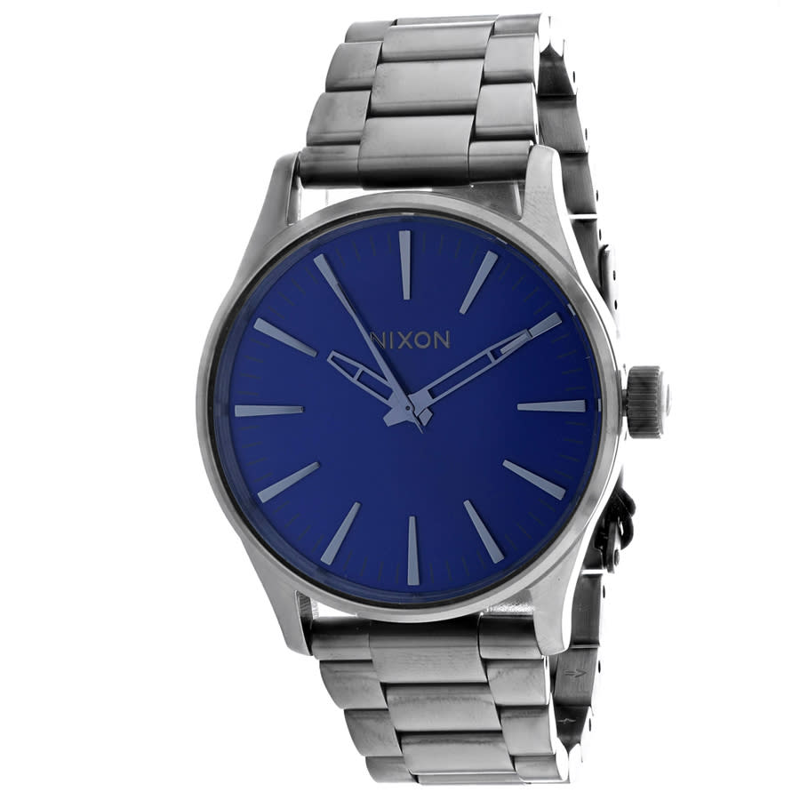 Nixon Sentry 38 Ss Quartz Blue Dial Mens Watch A450-2065 126$