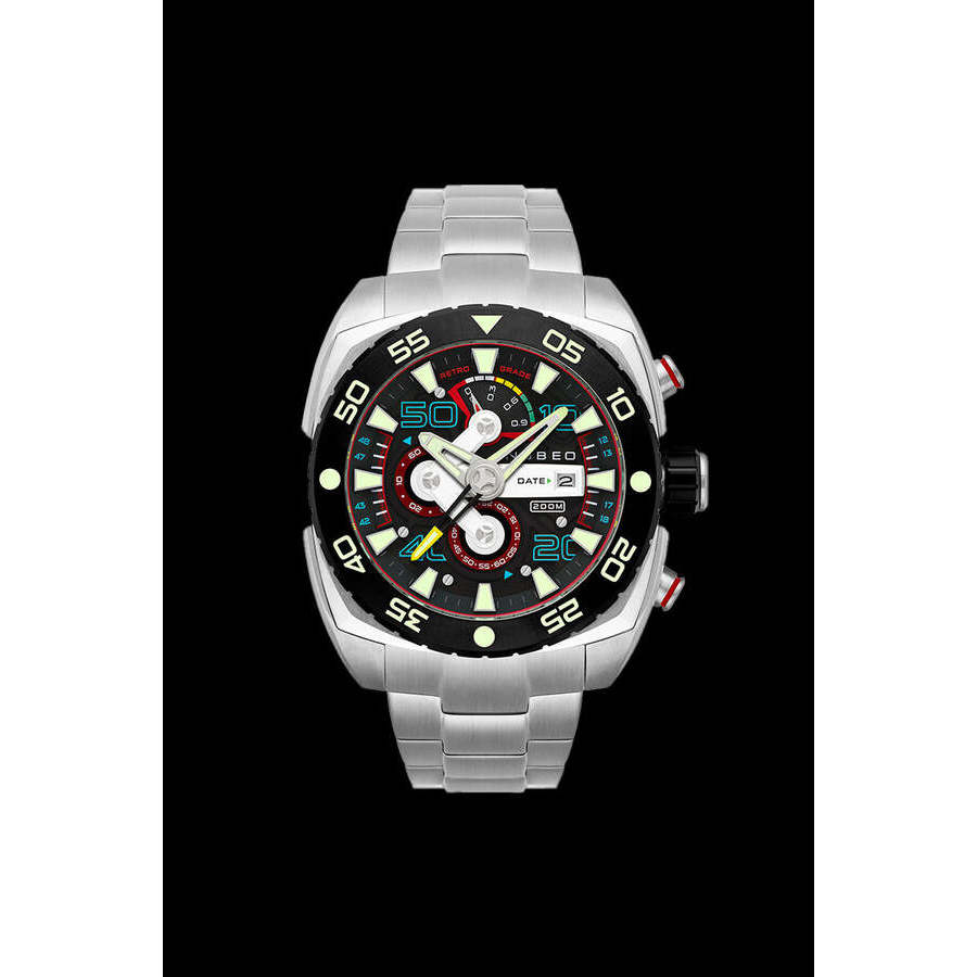 Nubeo Ingenuity Chronograph Black Dial Mens Watch NB-6056-11 229$
