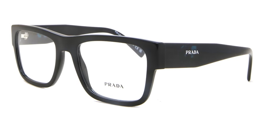 Prada Demo Square Mens Eyeglasses PR 15YV 1AB1O1 54 220$