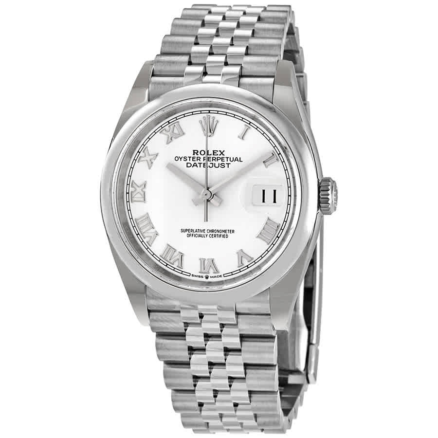 Rolex Datejust 36 White Dial Mens Watch 126200WRJ