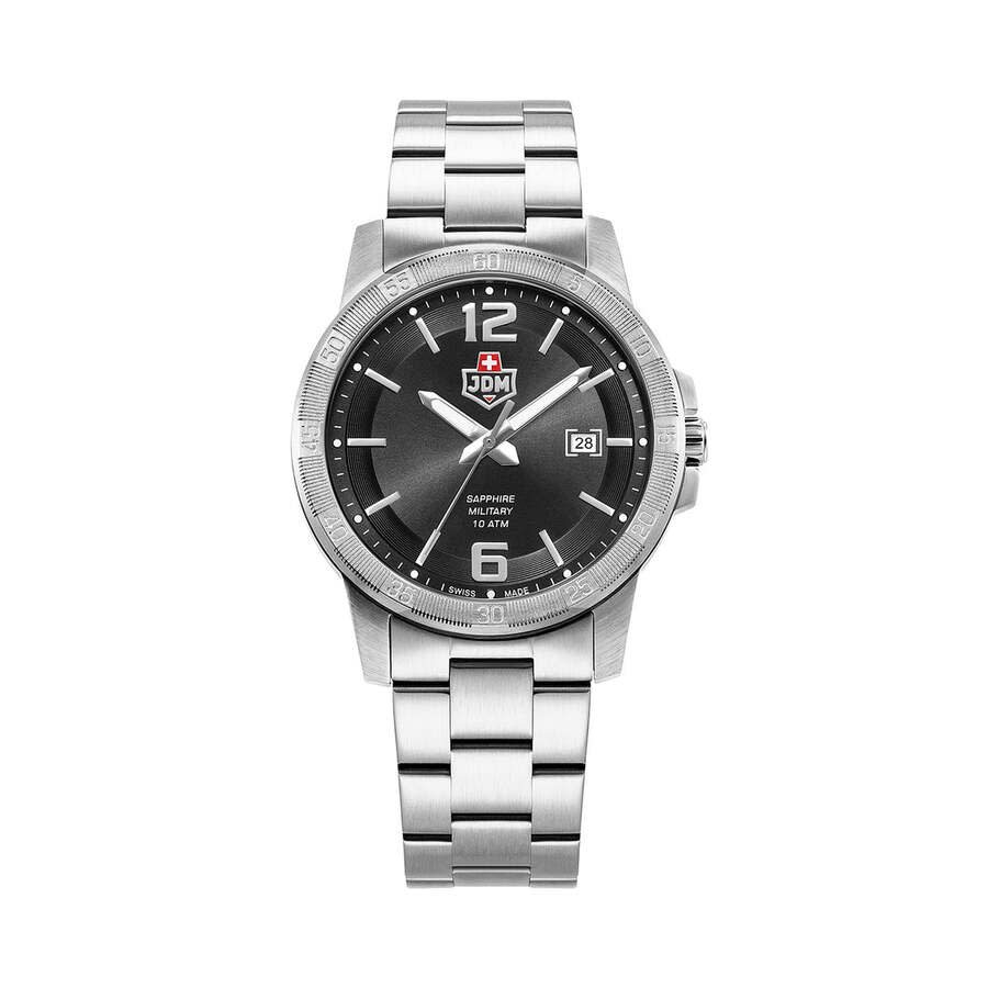 JDM Military Oscar Black Dial Mens Watch JDM-WG025-01