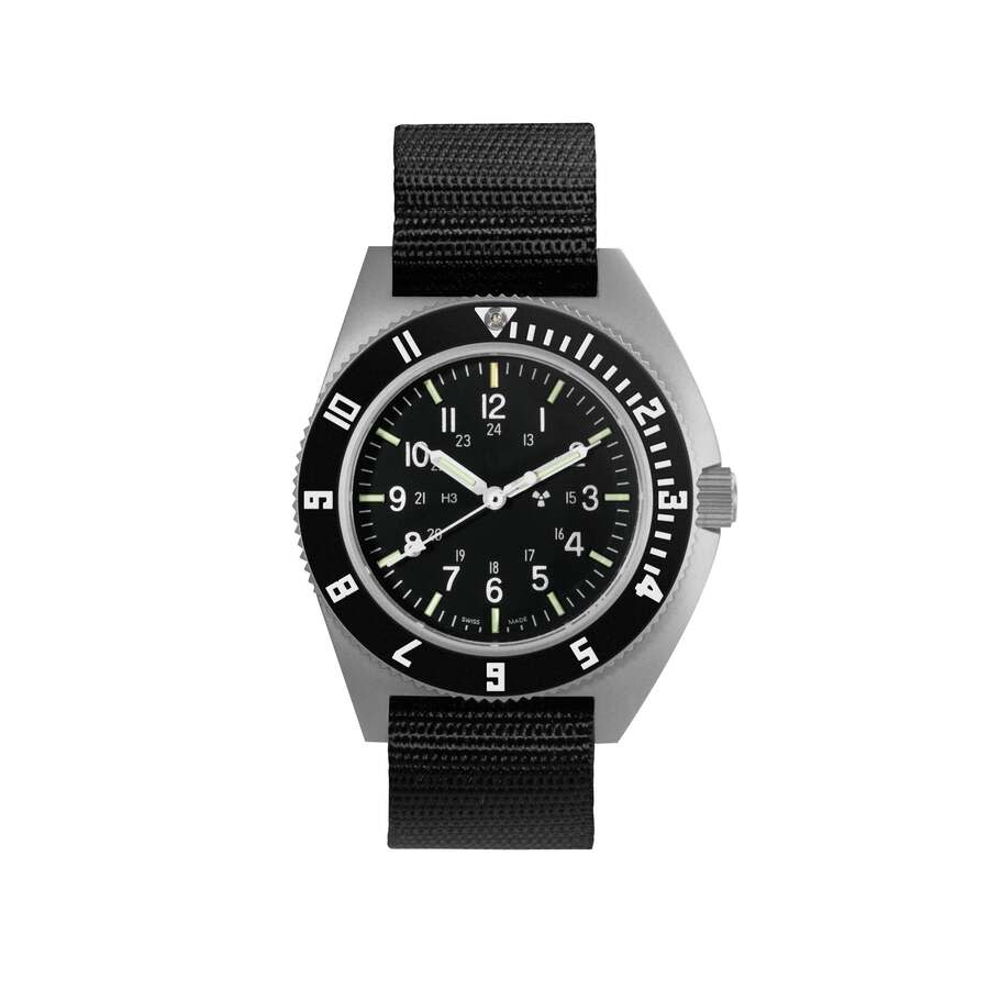 Marathon Ssnav Quartz Black Dial Mens Watch WW194001SS-0801 900$
