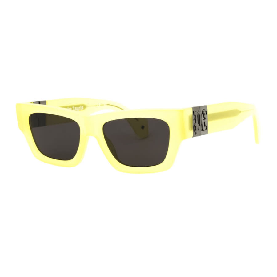 Palm Angels Unisex Black Square Sunglasses PERI10JMAGNOLIA 1807