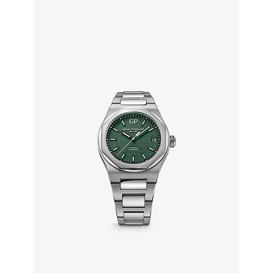 Girard Perregaux Laureato Automatic Green Dial Mens Watch 81010-11-3153-1CM