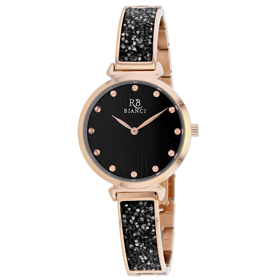 Roberto Bianci Brillare Quartz Black Dial Ladies Watch RB0205