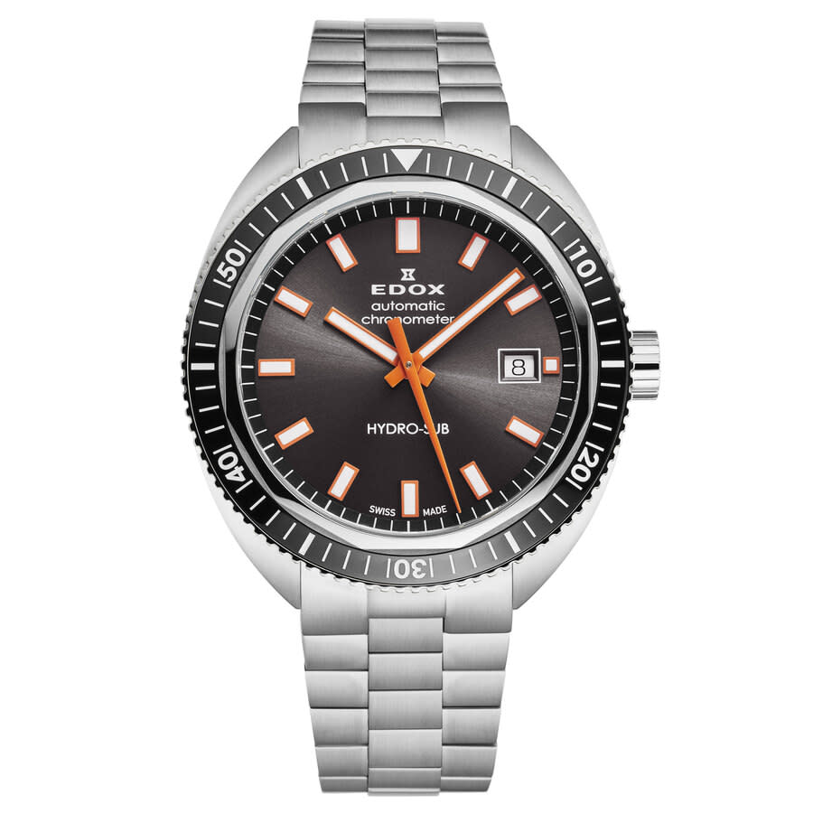 Edox Hydro-Sub Black Dial Mens Watch 80128 3NM GINO