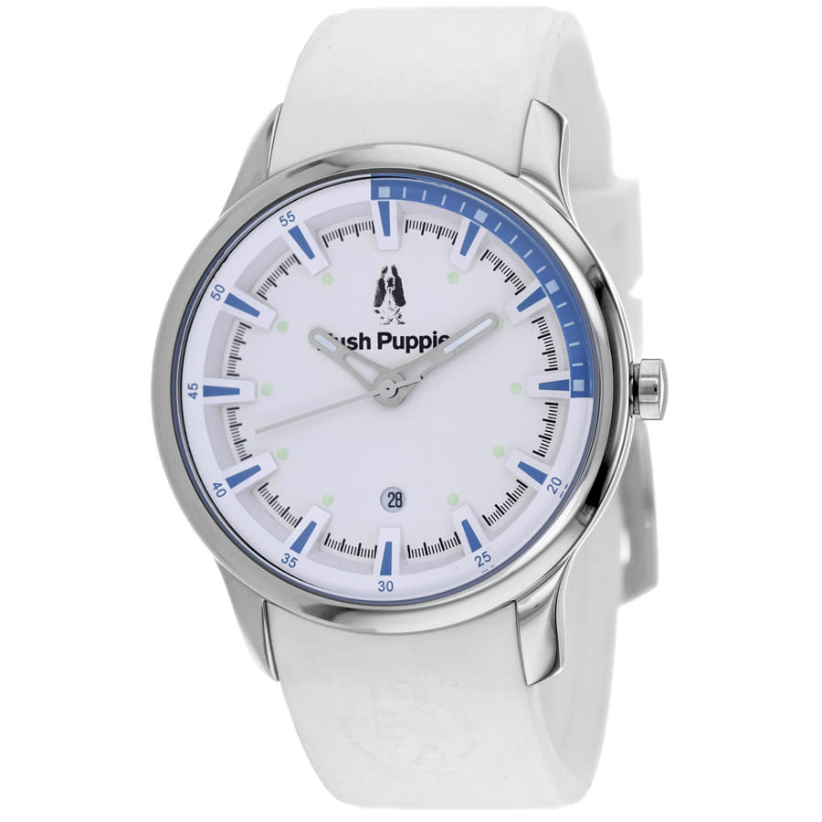 Hush Puppies Classic Quartz White Dial Mens Watch HP.3570M.9501