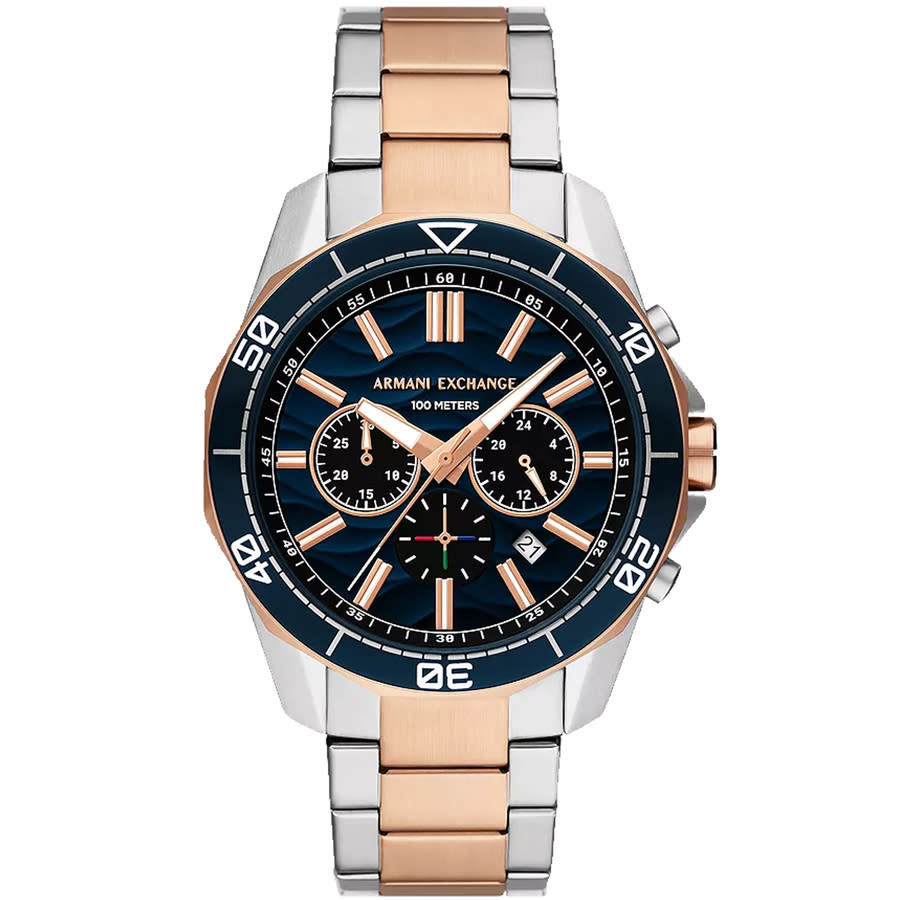 Armani Exchange Spencer Chronograph Quartz Blue Dial Mens Watch AX1965