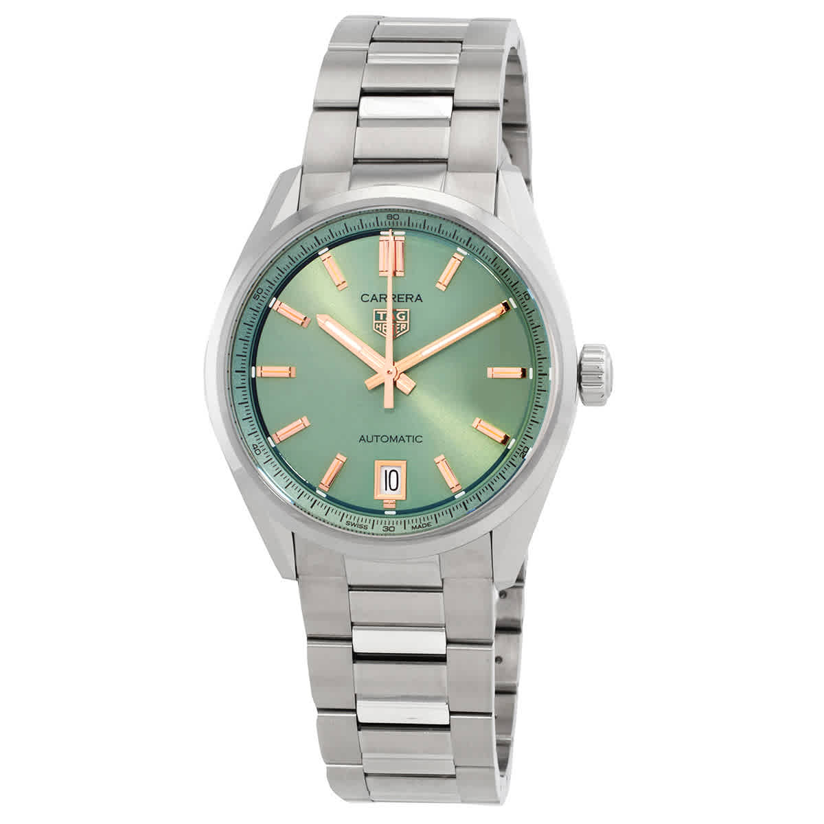 Tag Heuer Carrera Automatic Green Dial Unisex Watch WBN2312BA0001 2960$