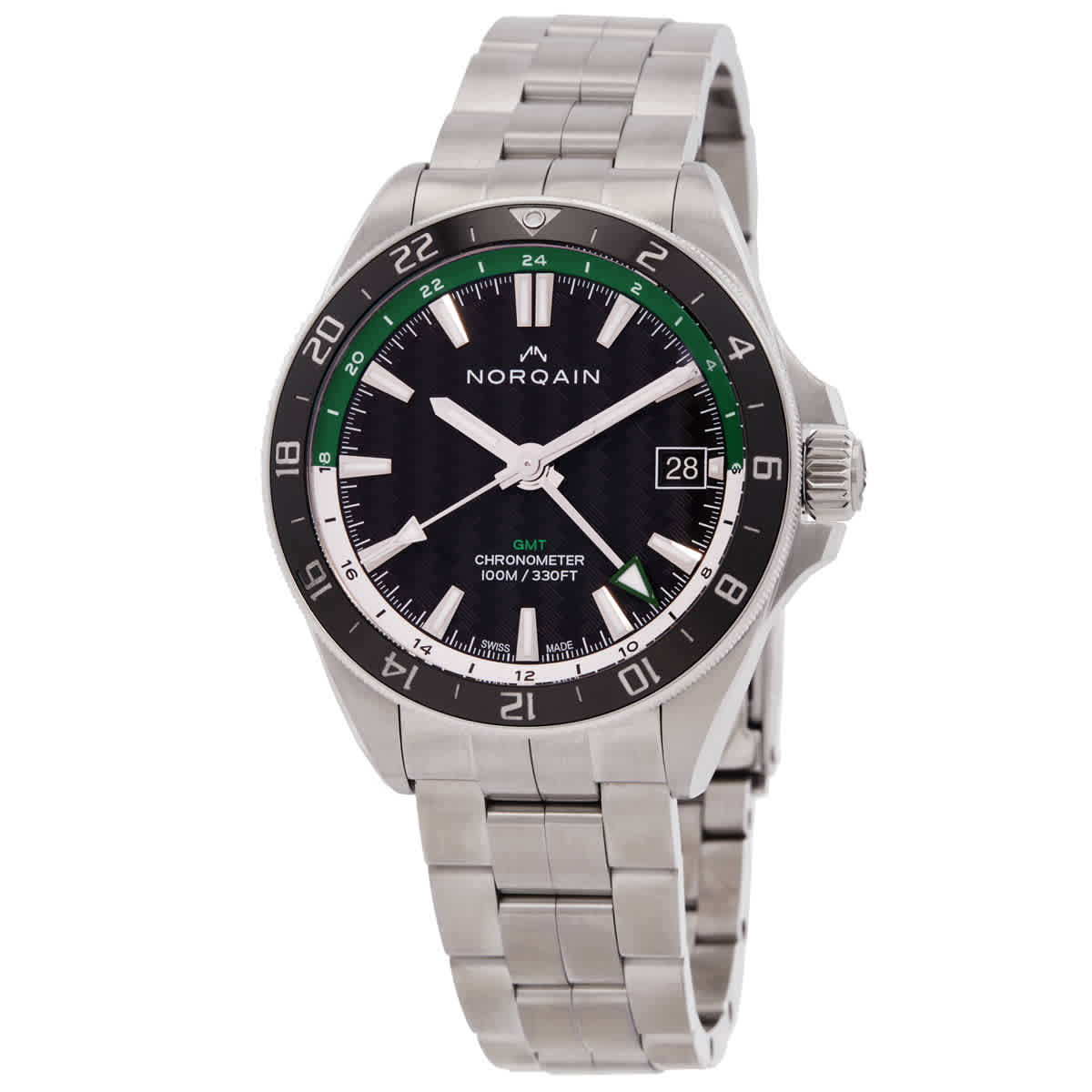 Norqain Adventure Neverest Hand Wind Chronometer Black Dial Mens Watch NN1100SC1CGBE111150SSG 2905$