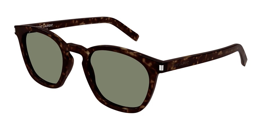 Saint Laurent Green Square Unisex Sunglasses SL 28 049 49