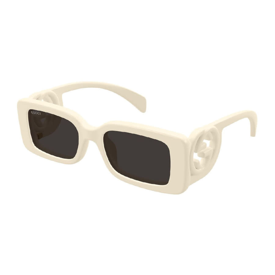 Gucci Grey Rectangular Ladies Sunglasses GG1325S 013 54