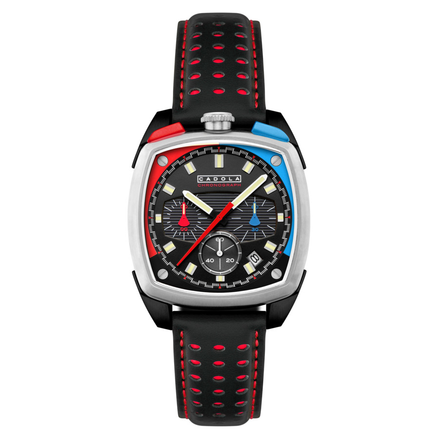 Cadola Taurus Chronograph Quartz Black Dial Mens Watch CD-1060-01