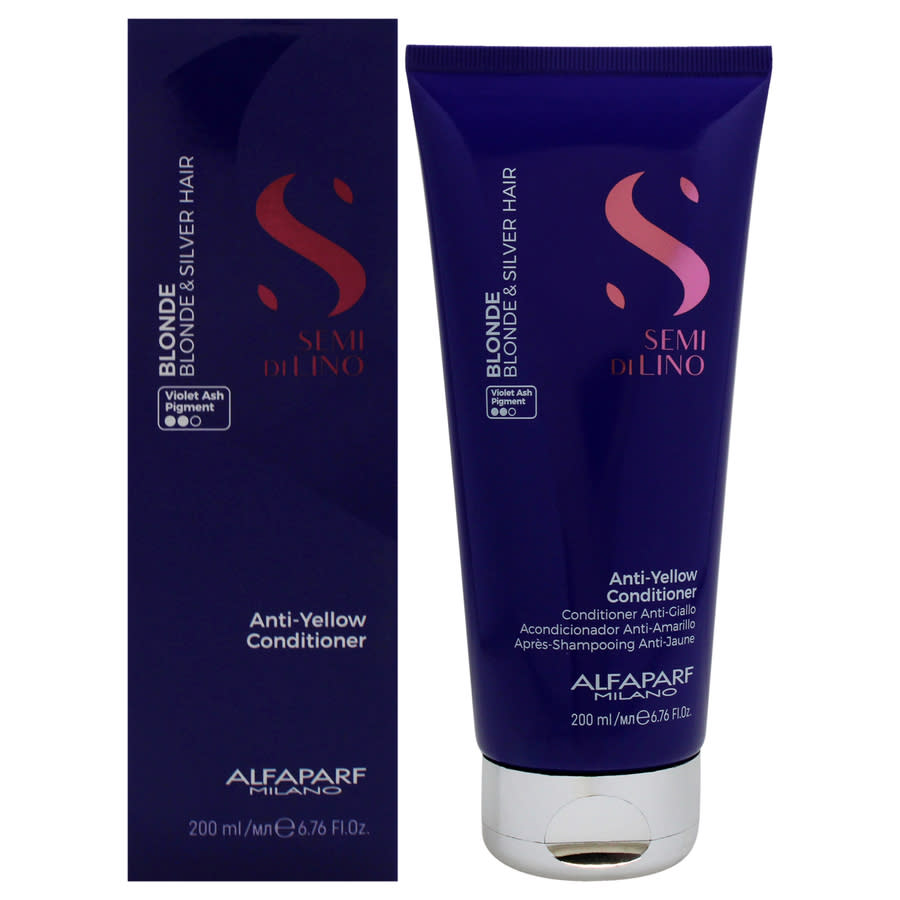 ALFAPARF Semi Di Lino Blonde Anti-Yellow Conditioner 6.7 oz Hair Care 8022297133386