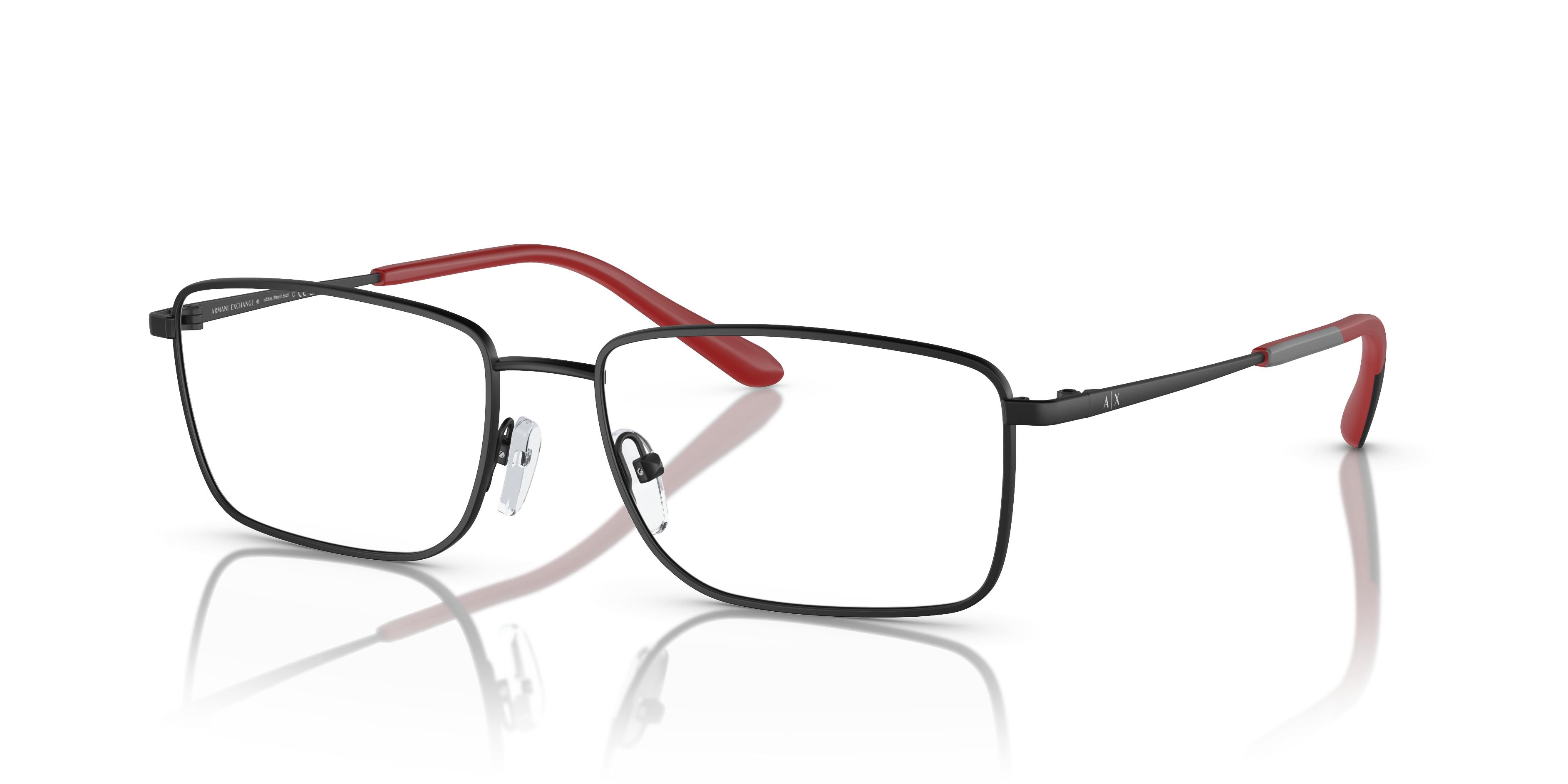 Armani Exchange Demo Rectangular Mens Eyeglasses AX1057 6000 56 40$