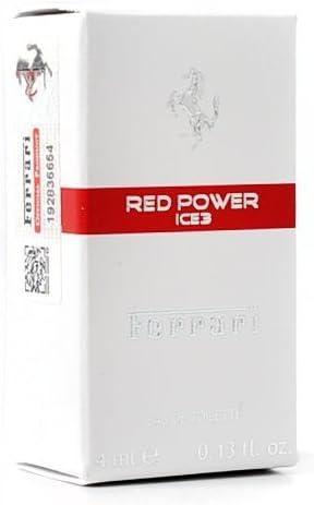 Ferrari Mens Red Power Ice EDT 0.13 oz Fragrances 8002135131071