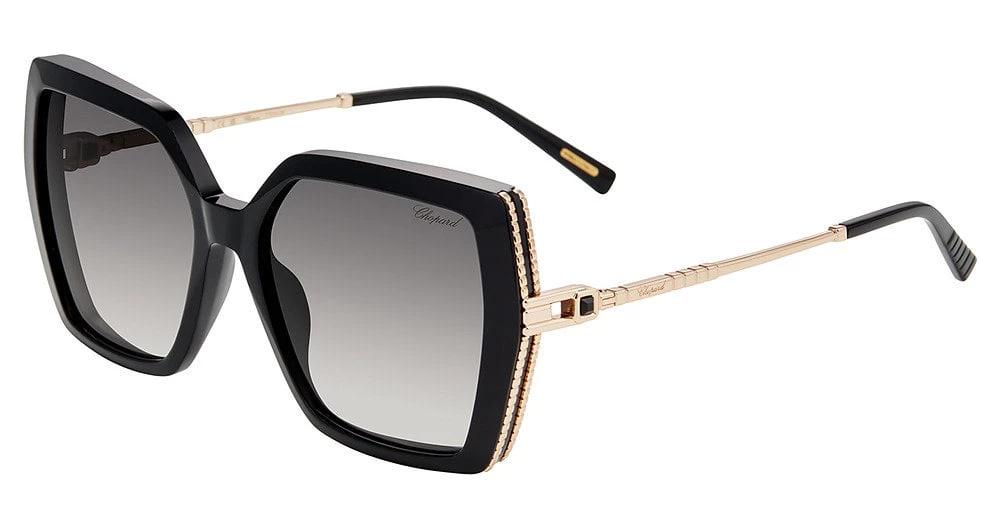 Chopard Smoke Gradient Square Ladies Sunglasses SCH404S 0700 56