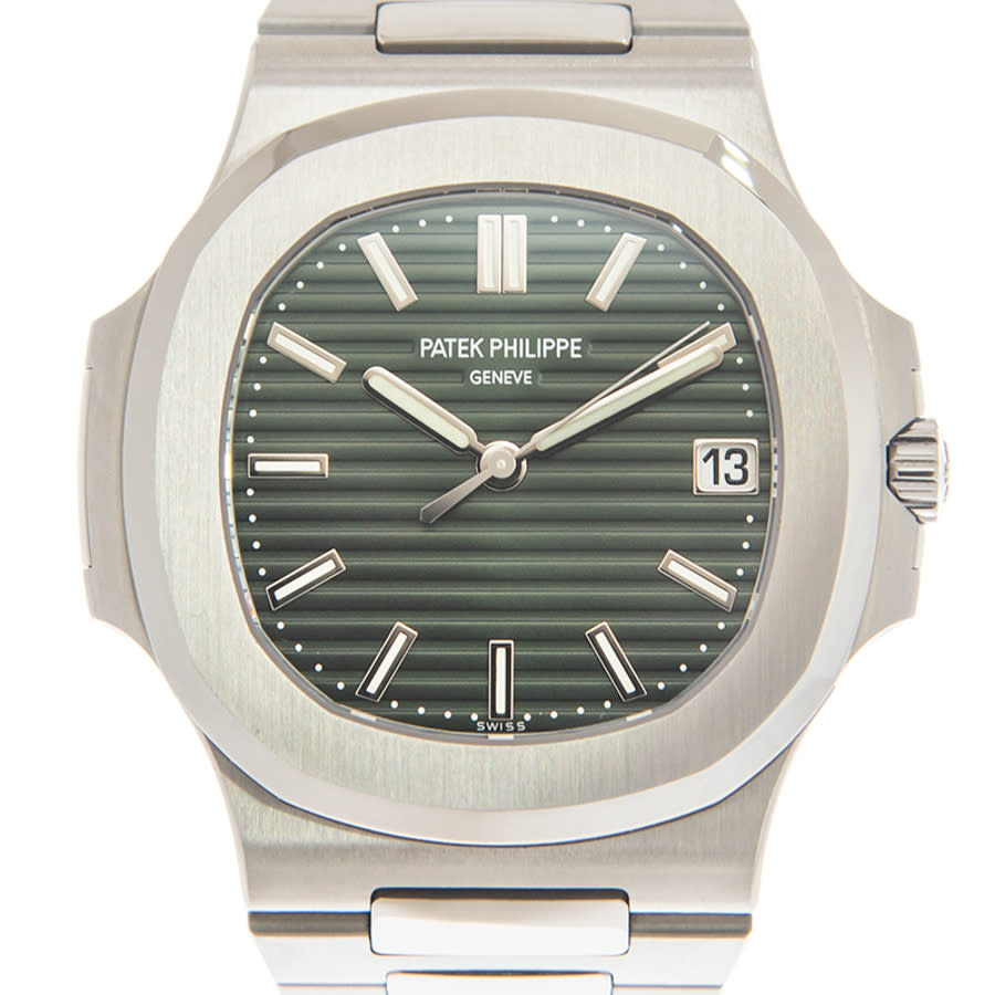 Patek Philippe Nautilus Automatic Green Dial Mens Watch 57111A014