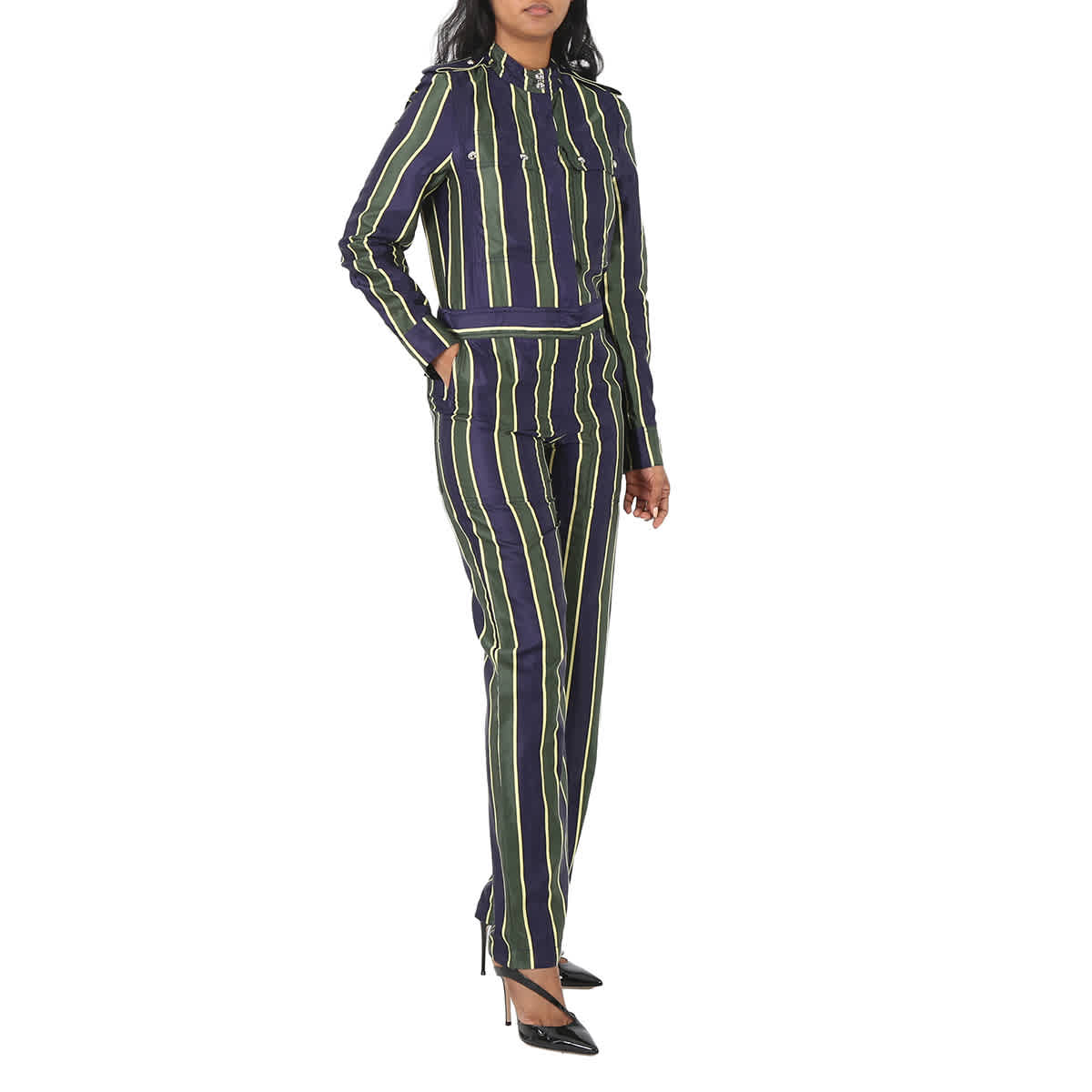Burberry Ladies Aby Stripe Jumpsuit | eBay