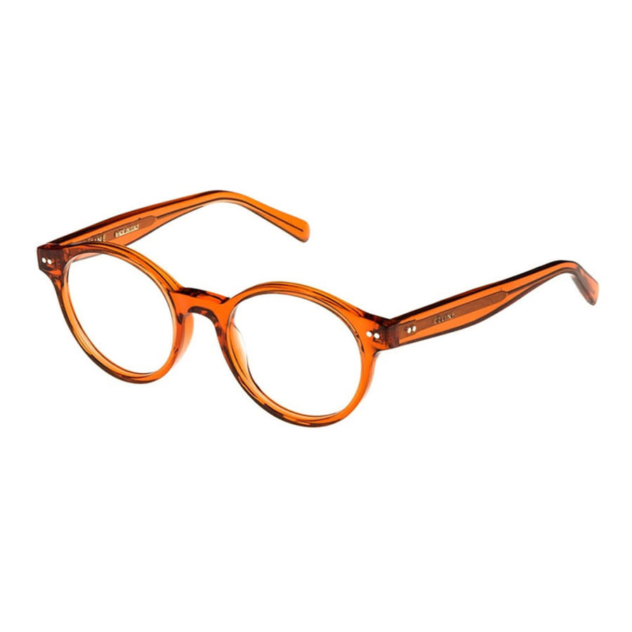 Celine Ladies Orange Round Eyeglass Frames CL50008I 042