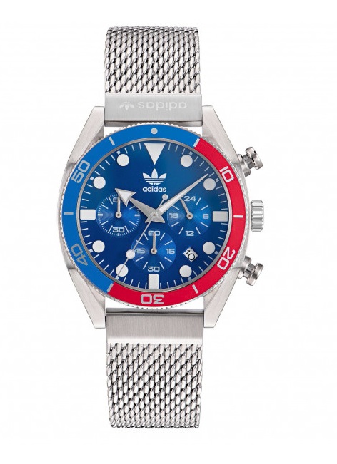 Adidas Originals Fashion Edition Two Chronograph Blue Dial Pepsi Bezel Unisex Watch AOFH22500 125$