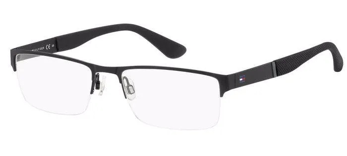Tommy Hilfiger Demo Rectangular Mens Eyeglasses TH 1524 0003 55 35$