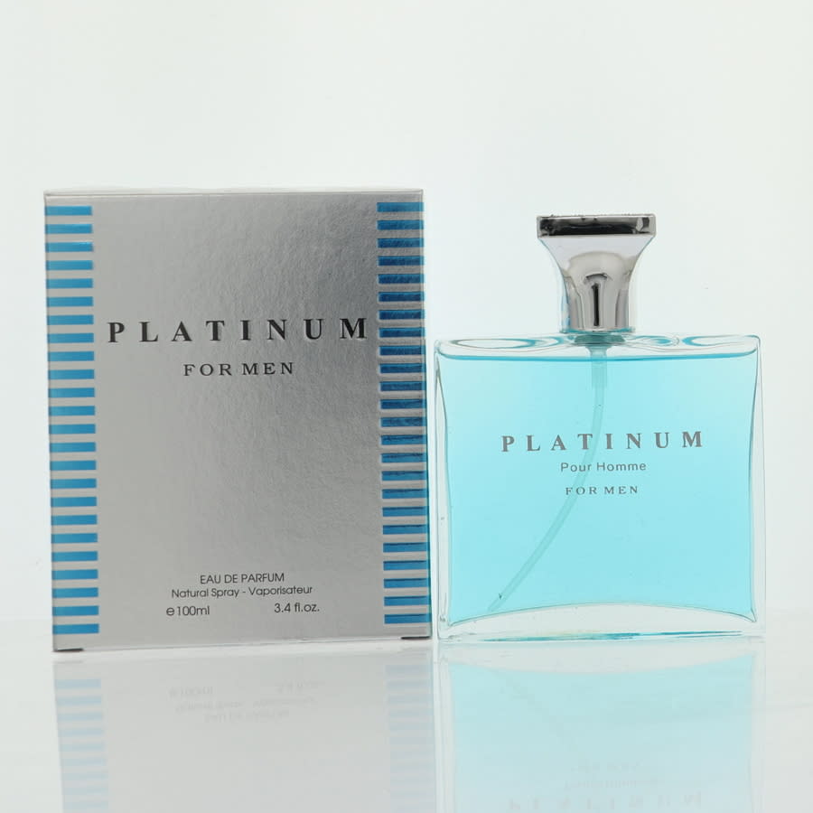 Fragrance Couture Mens Platinum EDP Spray 3.4 oz Fragrances 8439627581739