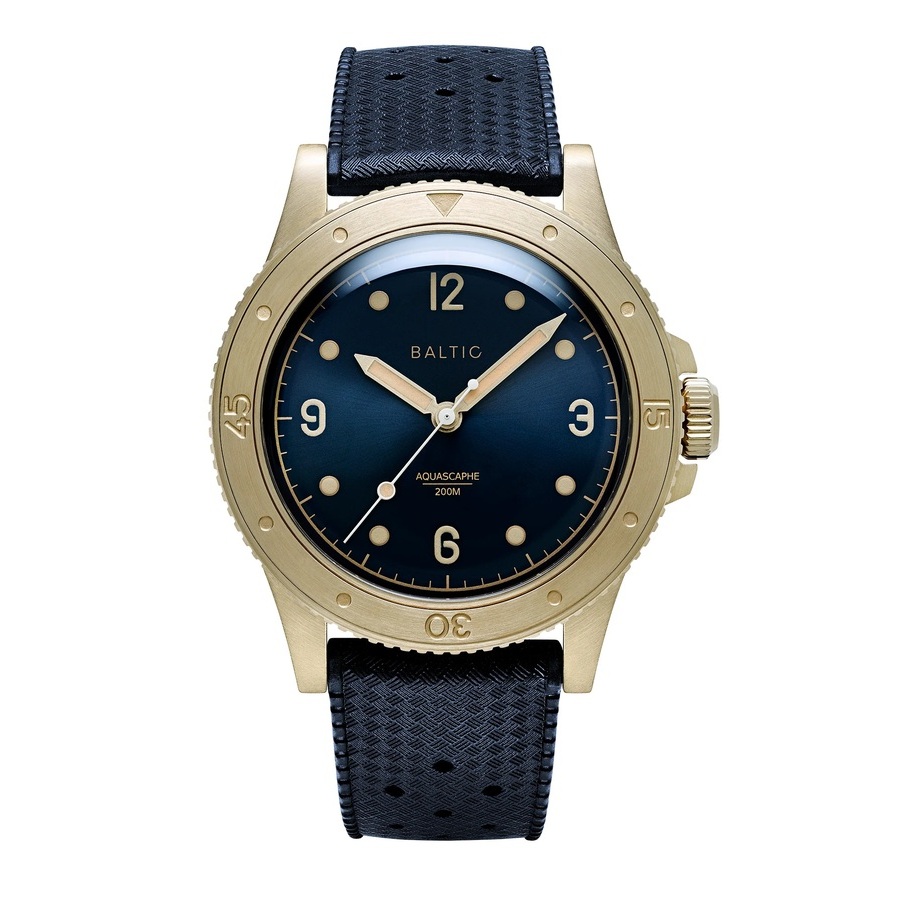 Baltic Aquascaphe Automatic Blue Dial Mens Watch AquaBronzeBlue