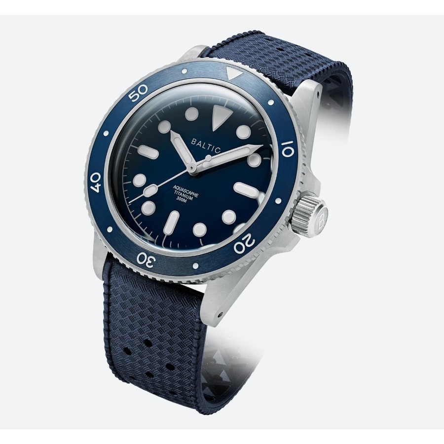 Baltic Aquascaphe Automatic Blue Dial Mens Watch AQUASCAPHETITANIUMBLUE 795$