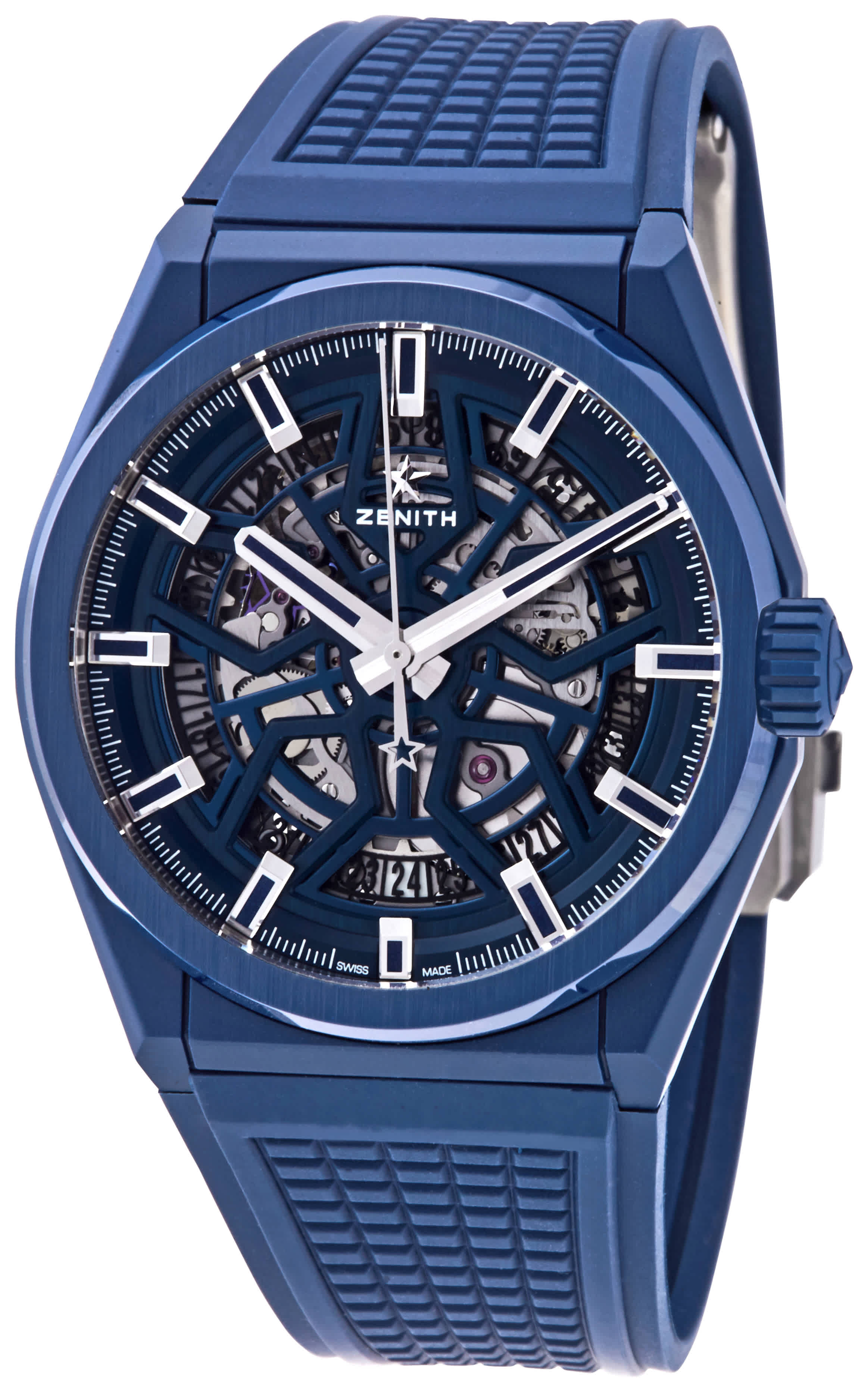 Zenith DEFY Classic Blue Skeleton Dial Automatic Men's Watch 49.9003.