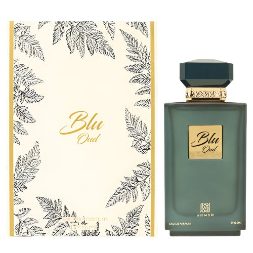 Ahmed Al Maghribi Mens Blu Oud EDP Spray 3.4 oz Fragrances 6290360614618