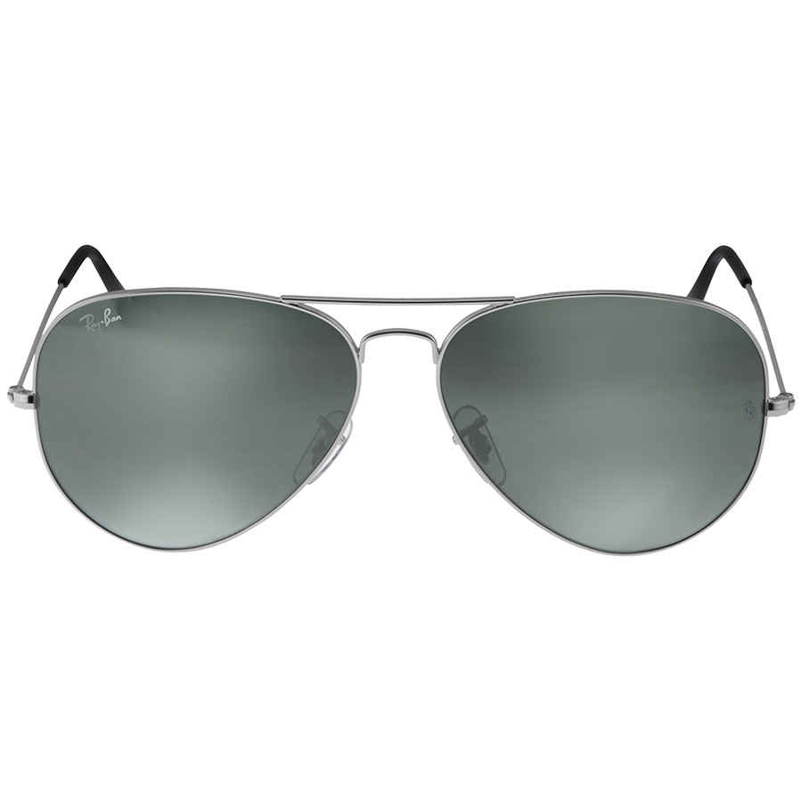 Ray-Ban RB3025 Aviator Large Metal 003/40 Men's Sunglasses Silver Size 62