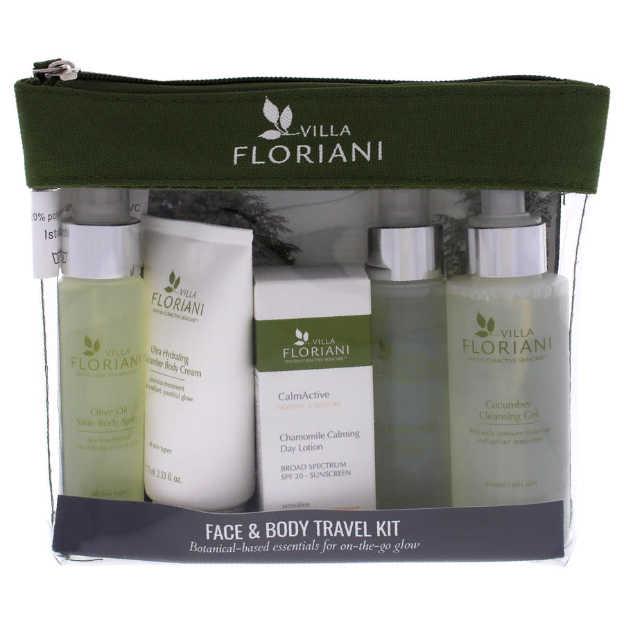 Face and Body Travel Kit by Villa Floriani for Women - 5 Pc 34oz Cucumber Cleansing GEL 25$