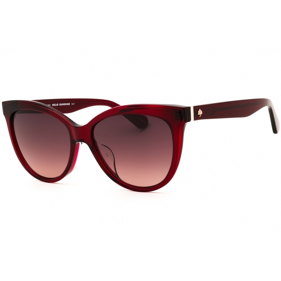 Kate Spade Burgundy Shaded Cat Eye Ladies Sunglasses DAESHA/F/S 0C9A/3X 56