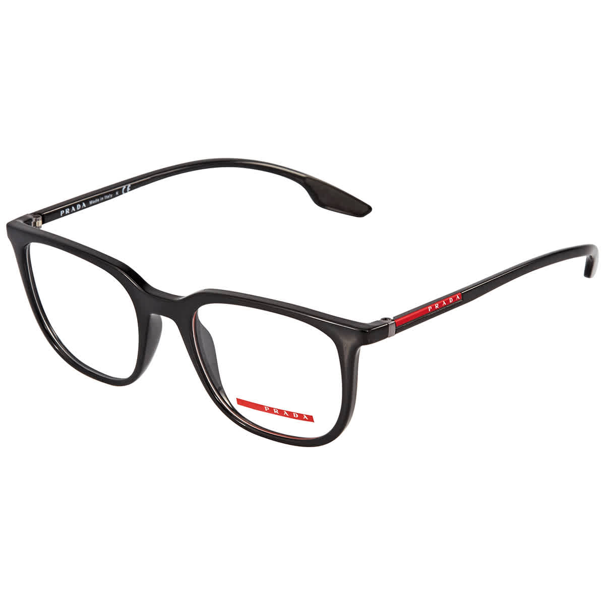 Prada Linea Rossa Transparent Rectangular Mens Eyeglasses 0PS 01OV 1AB1O150 160$