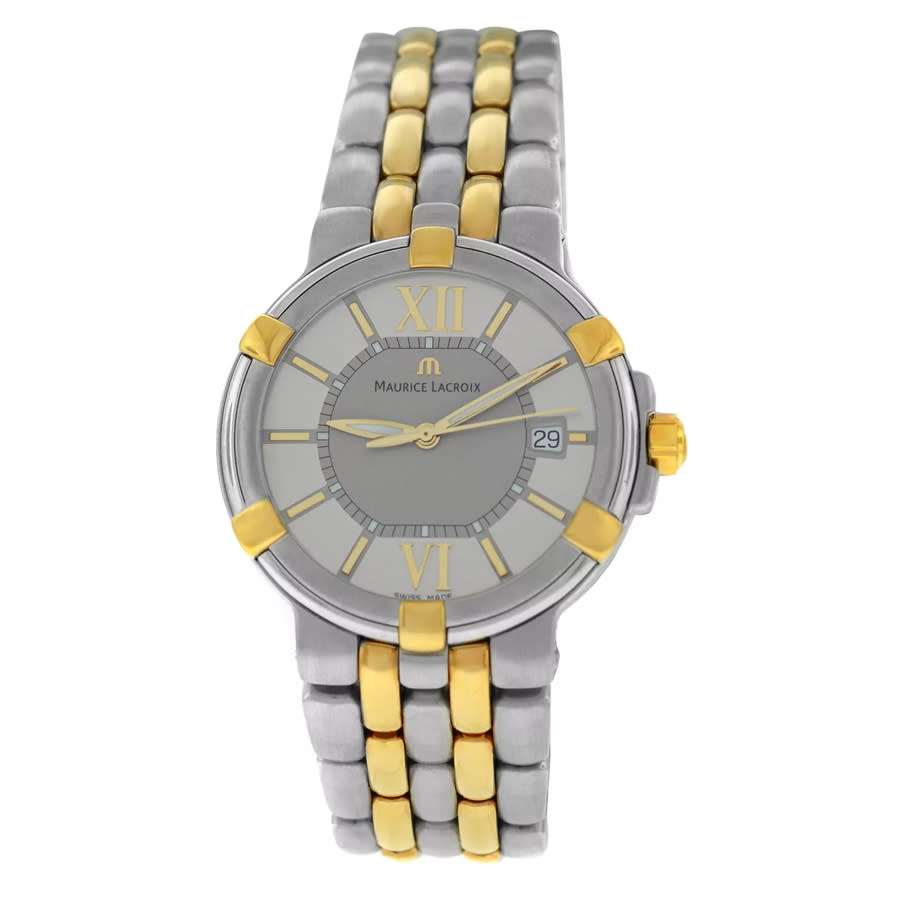 Pre-owned Maurice Lacroix Calypso Quartz Silver Dial Mens Watch CA1107-SY013-810 895$