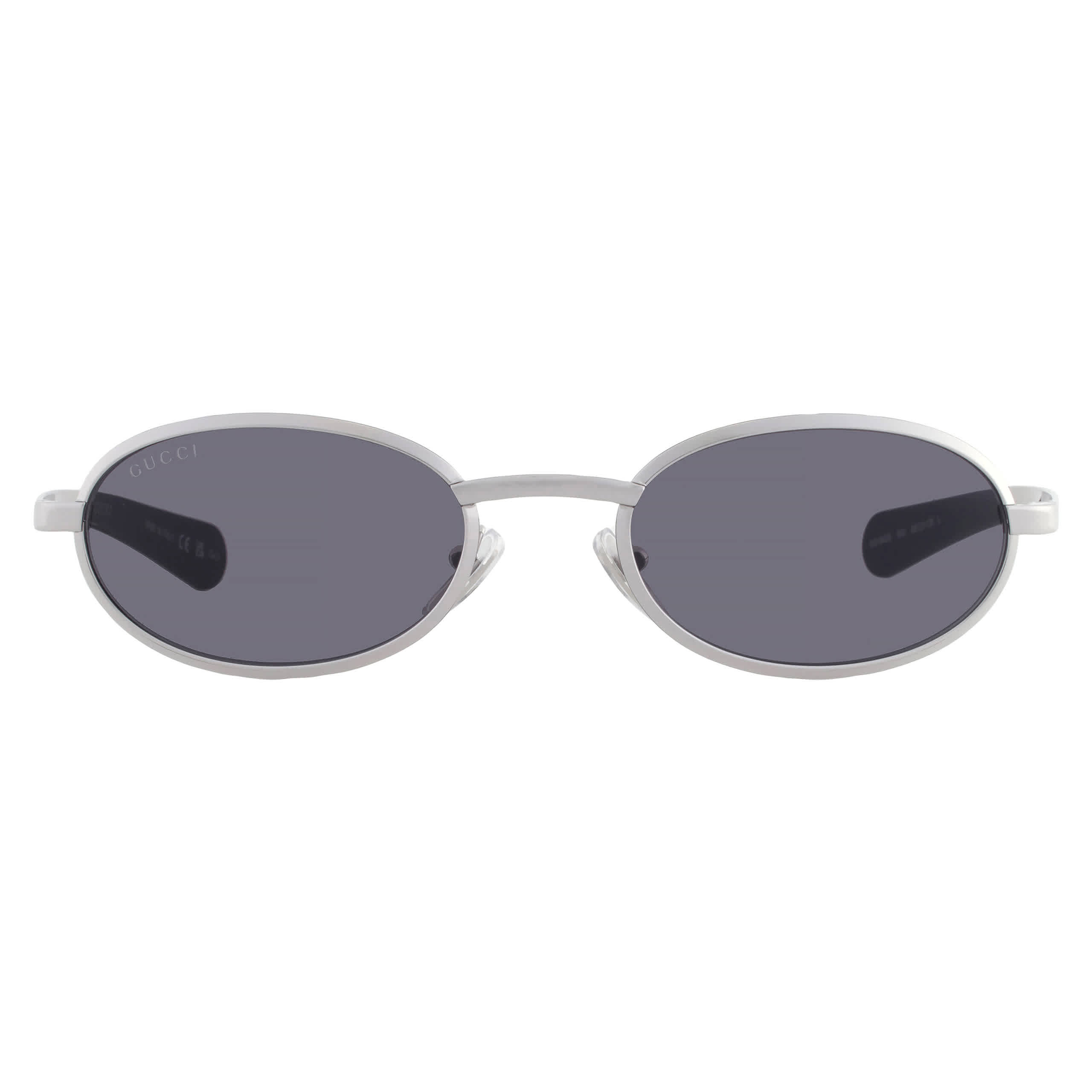 Gucci Grey Oval Mens Sunglasses GG1942S 002 53