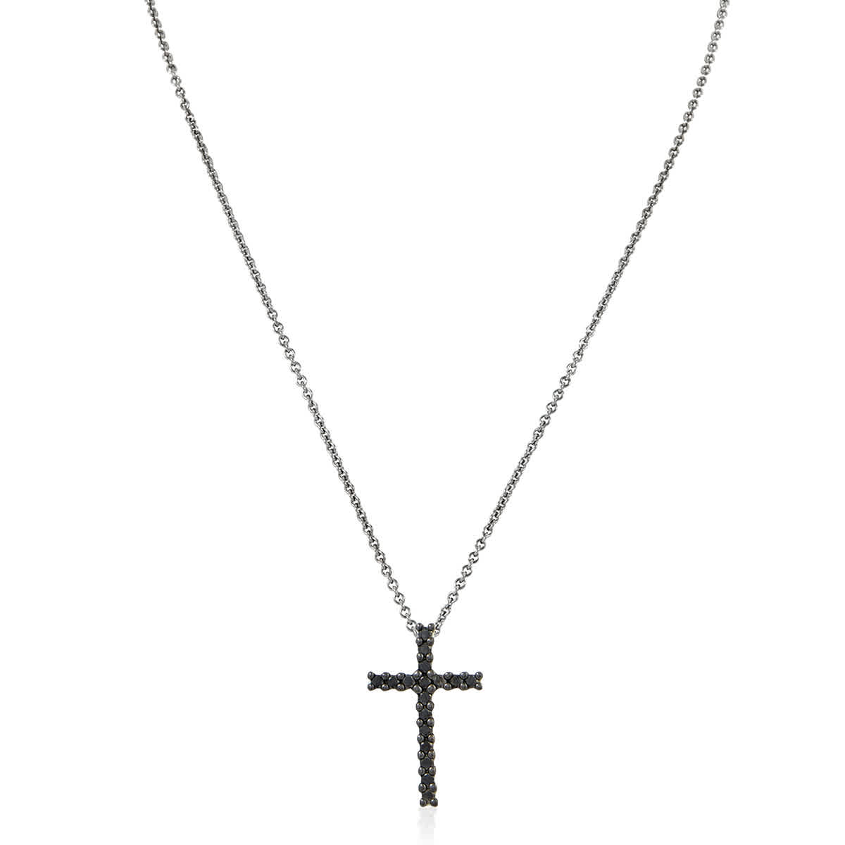 Salvini Virginia White Gold 035 CT Diamond Cross Necklace 508$