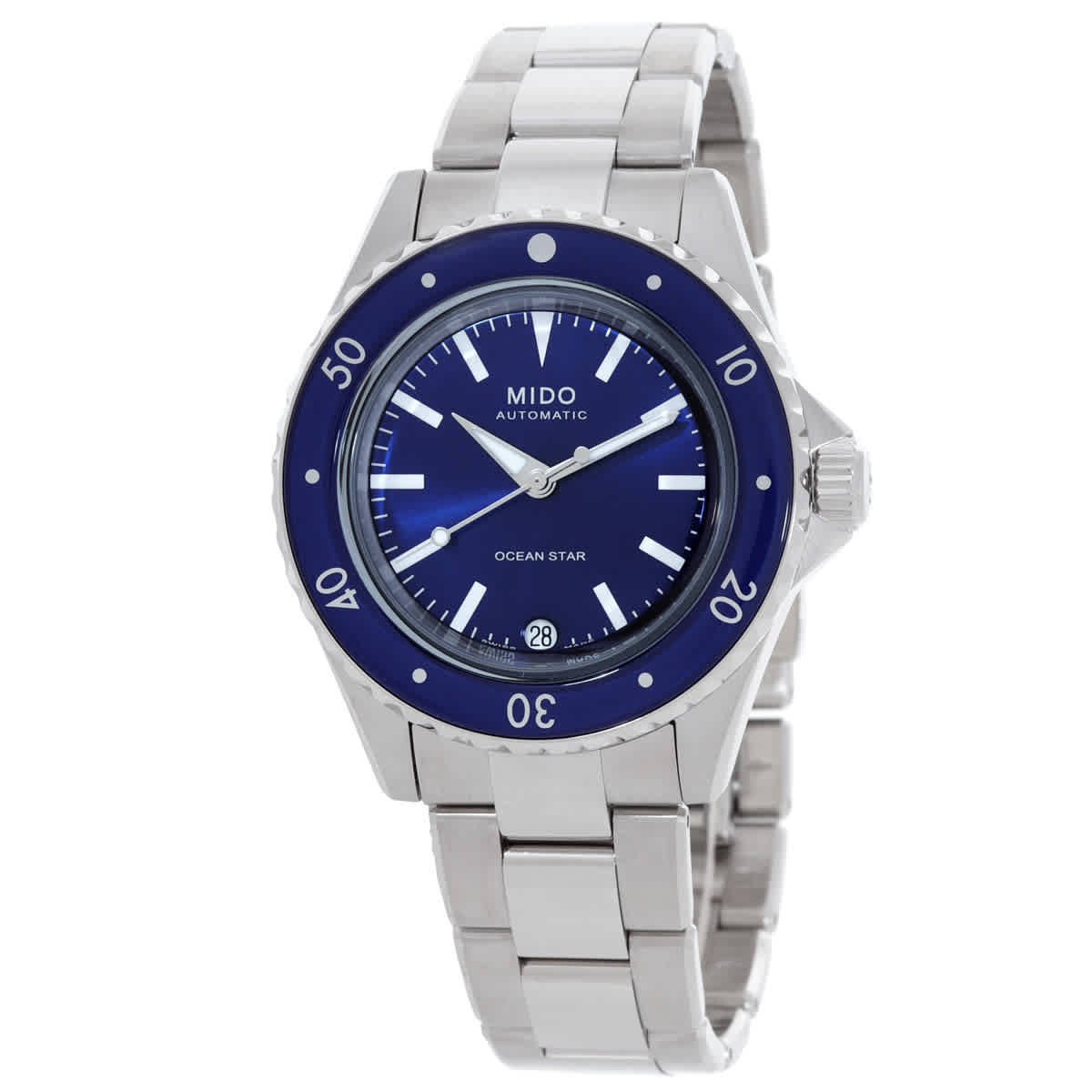 Mido Ocean Star Automatic Blue Dial Ladies Watch M0262071104100 819$