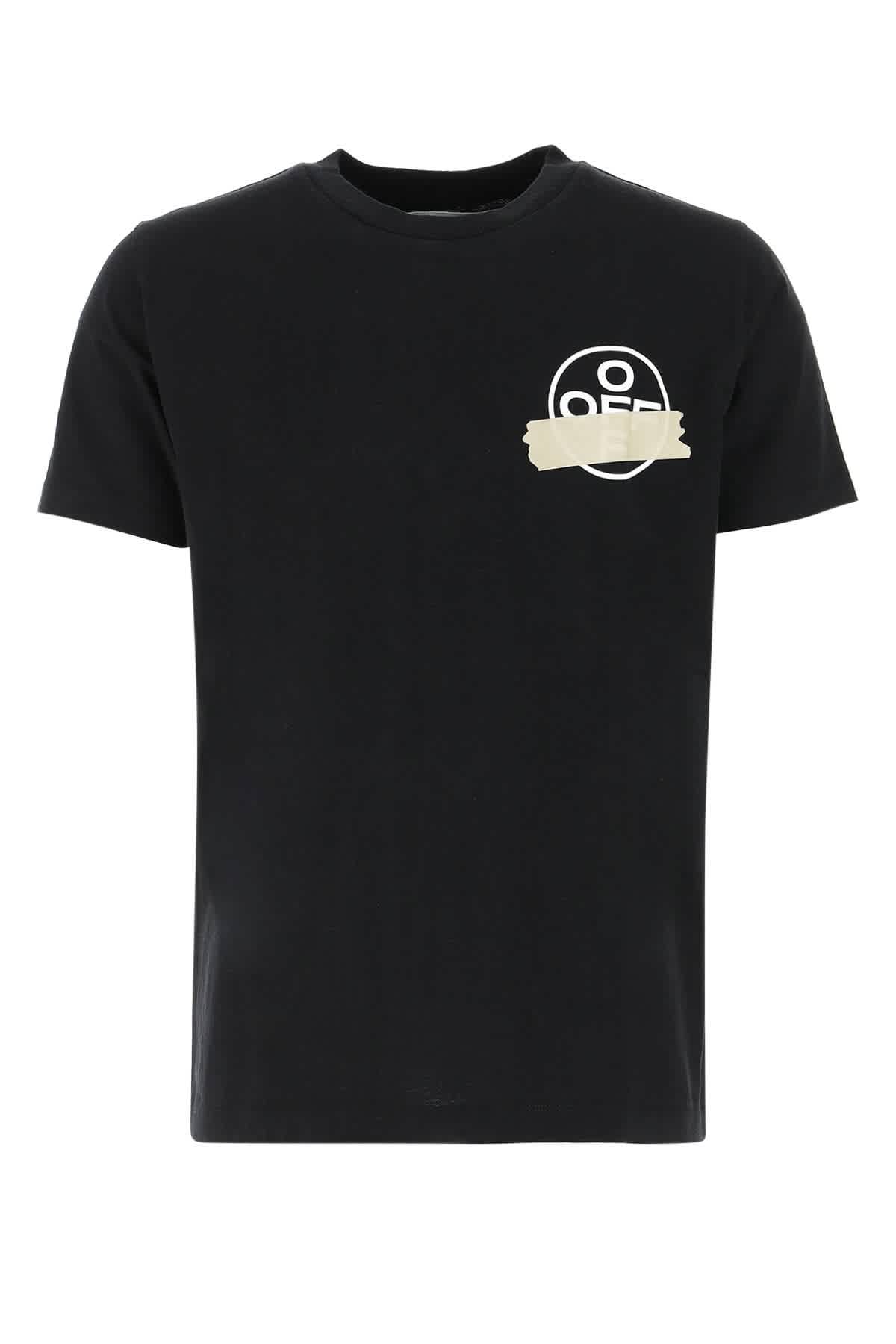 Off-white Black / Beige Tape Arrows Cotton T-shirt | eBay