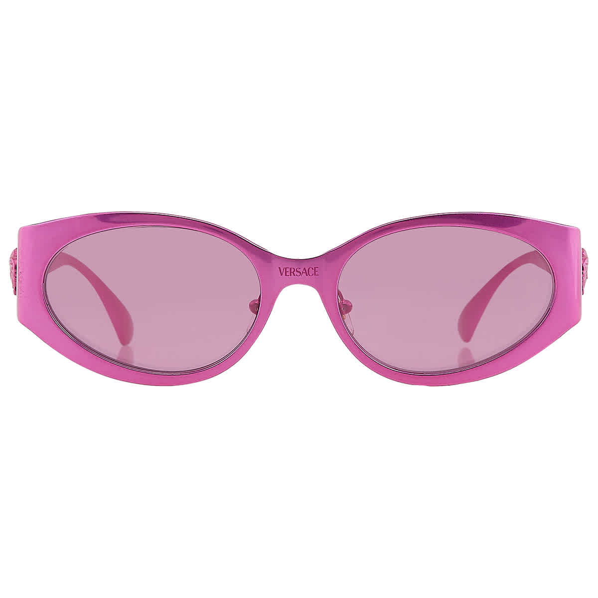Versace Woman Sunglass VE2263 -  Frame color: Metallic Fuxia, Lens color: Dark Violet Mirror Silver Int