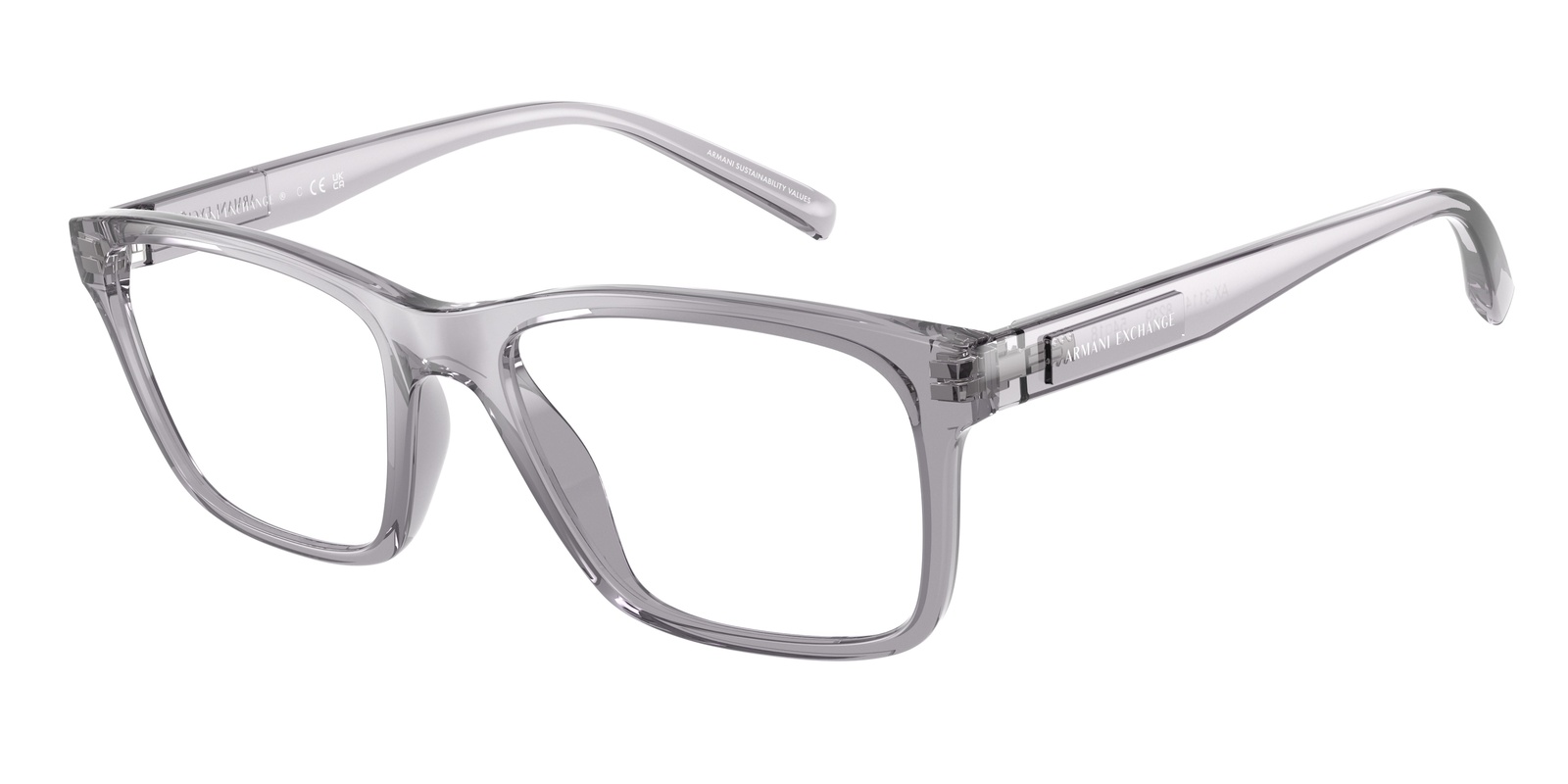 Armani Exchange Demo Sport Mens Eyeglasses AX3083U 8239 56